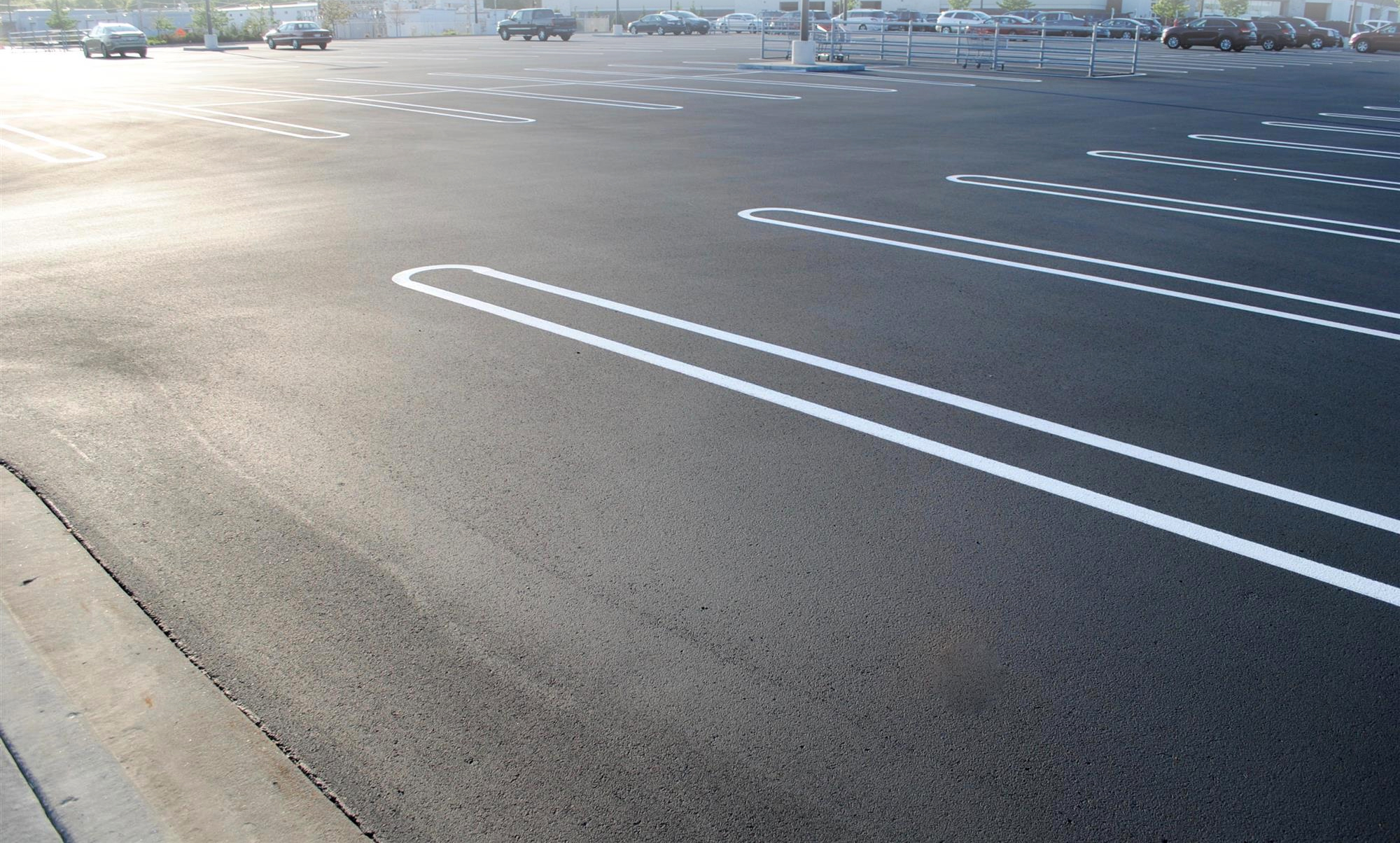 Milwaukee asphalt pavement marking