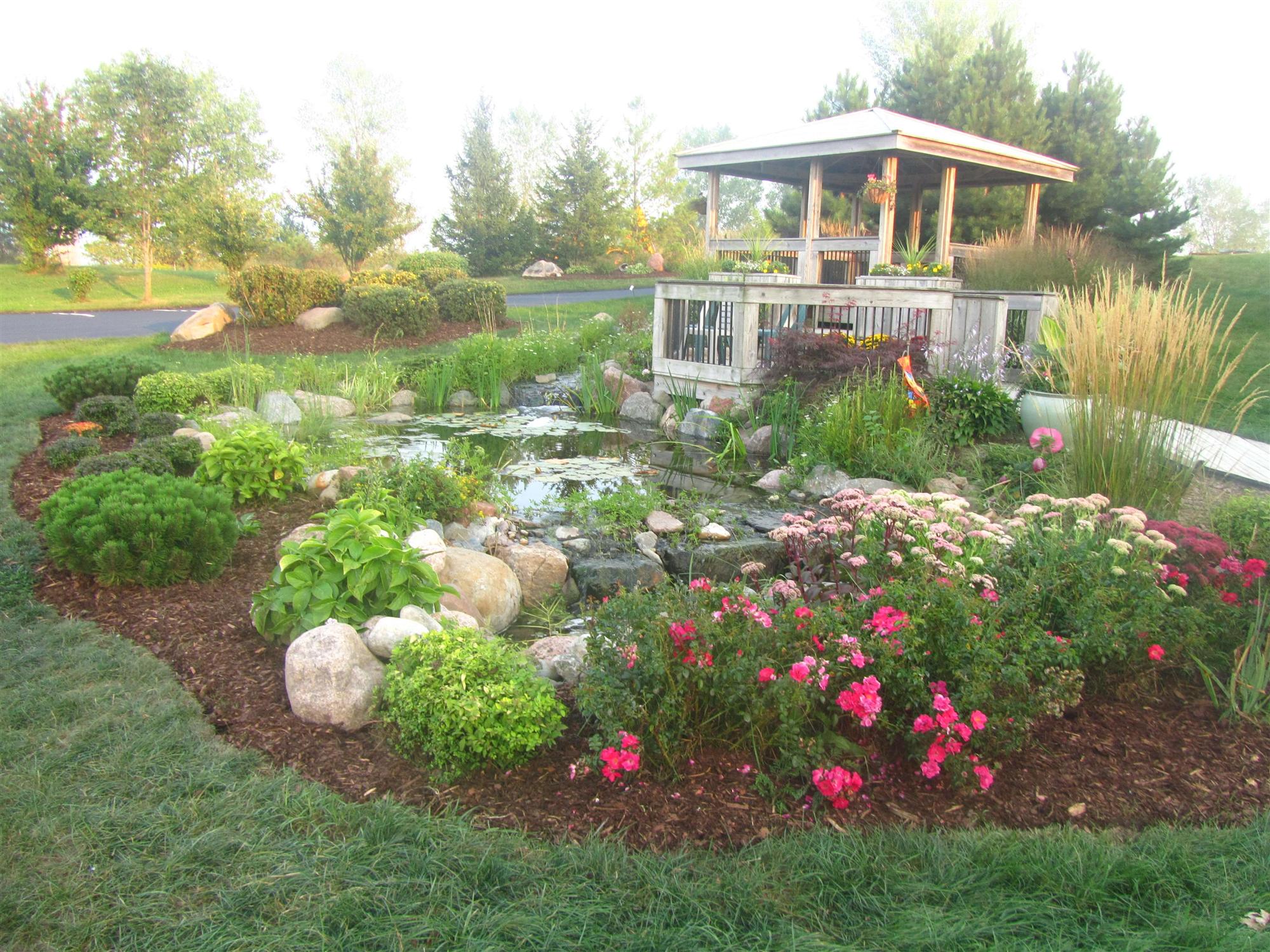 Pond landscaping services in Wisconsin