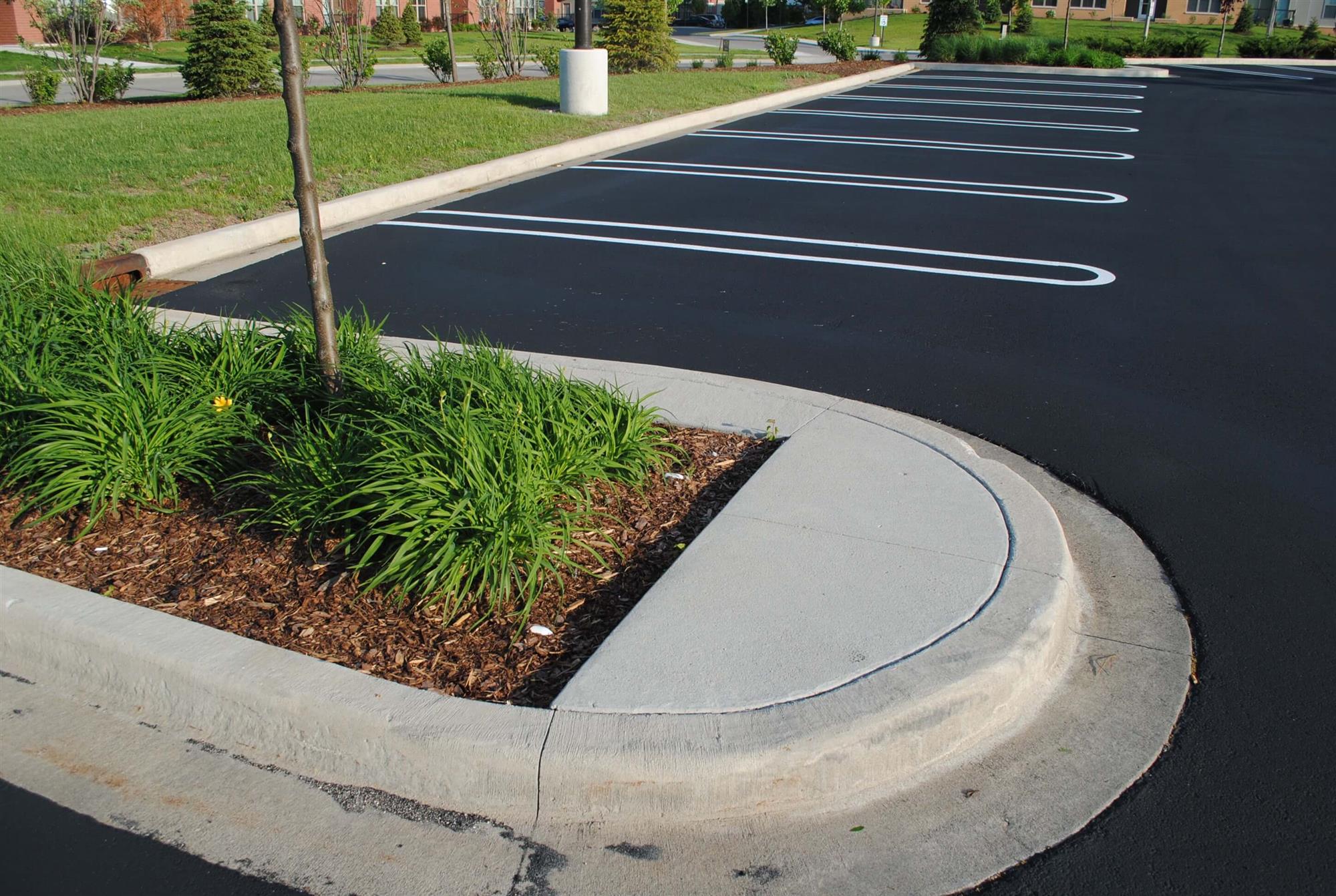 Asphalt paving for Wisconsin parking lot