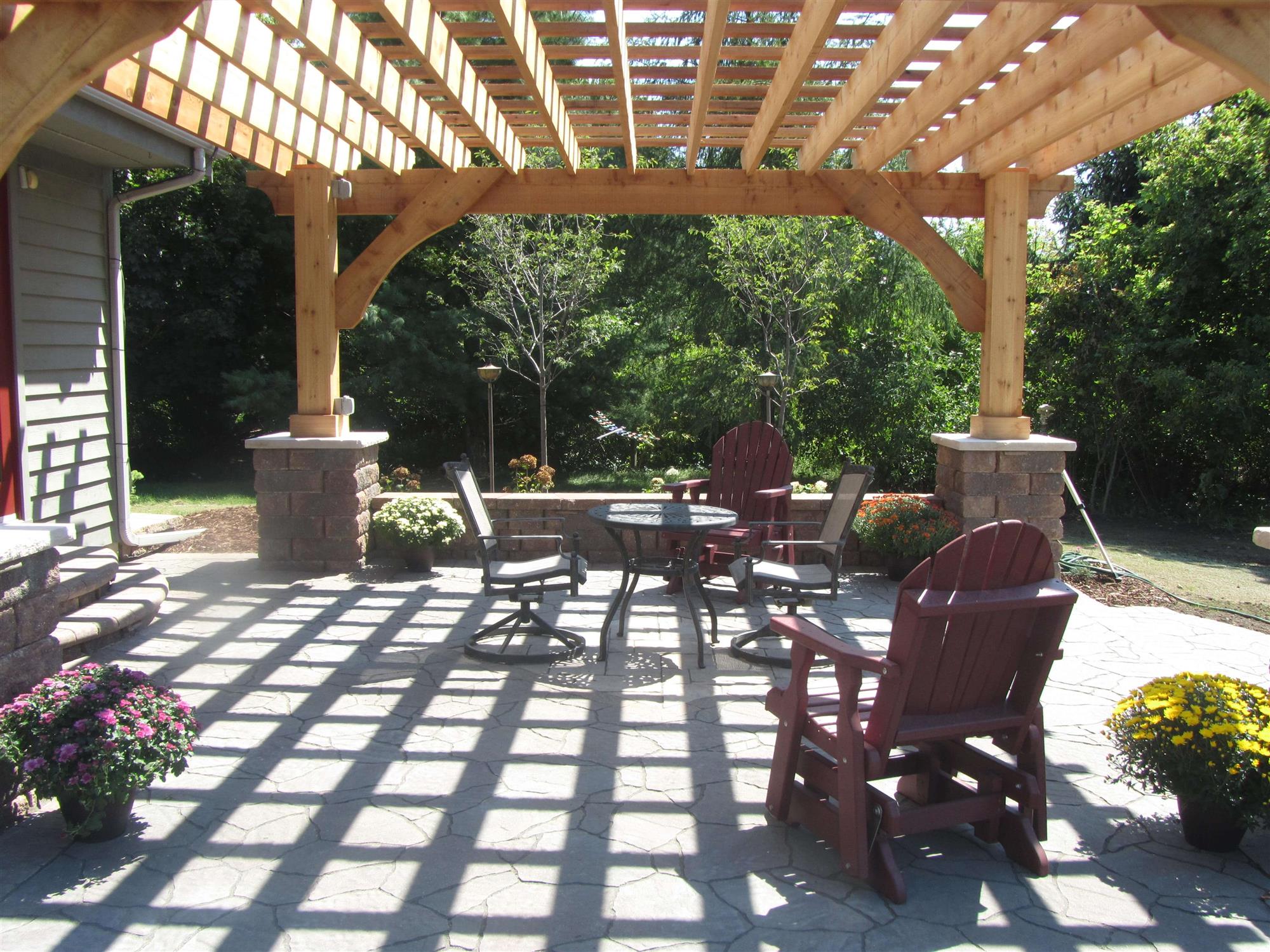 Patio construction by Milwaukee area contractors